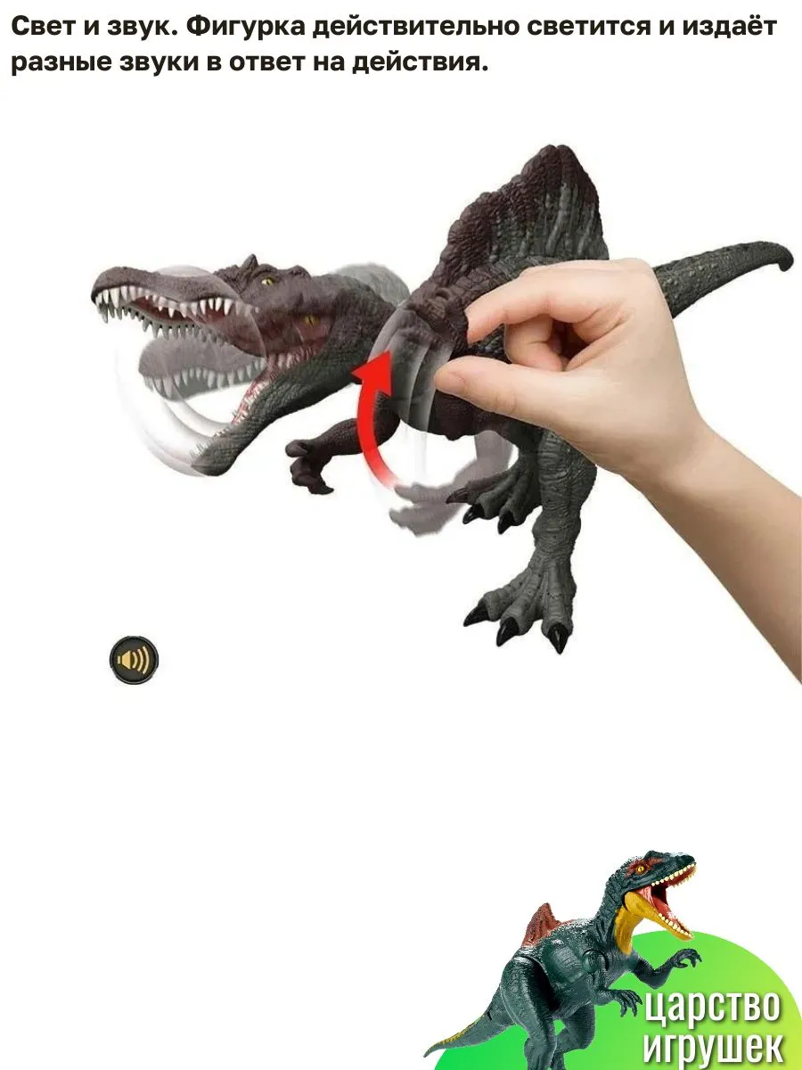 Фигурка Jurassic World Спинозавр - фото 3