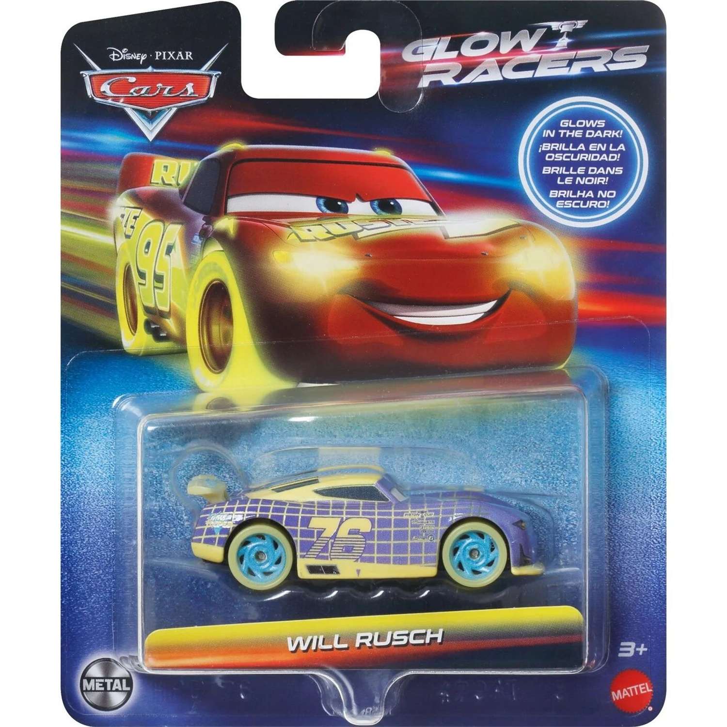 Автомобиль Disney Will Rusch фиолетовый HPG76/HFV08 - фото 4