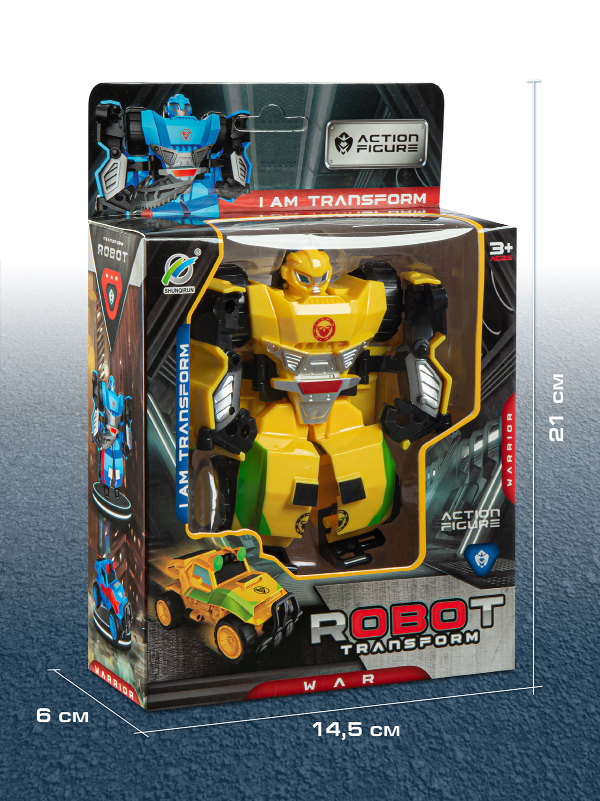 Фигурка AUTODRIVE Робот трансформер Машинка - фото 4