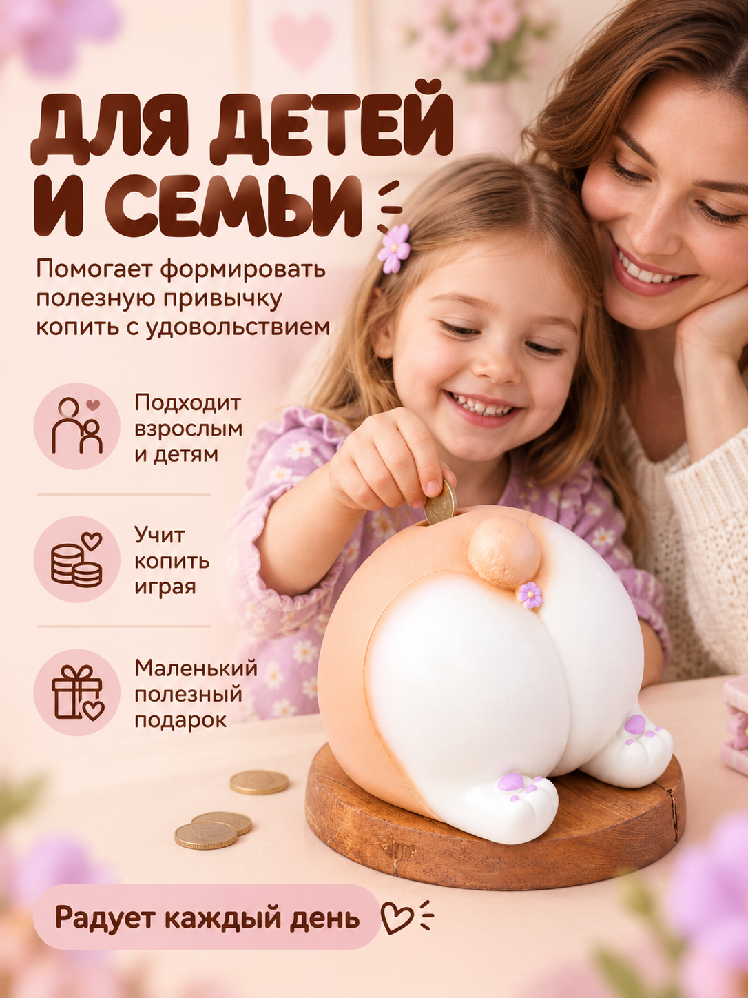 Копилка для денег iLikeGift для монет и купюр - фото 5