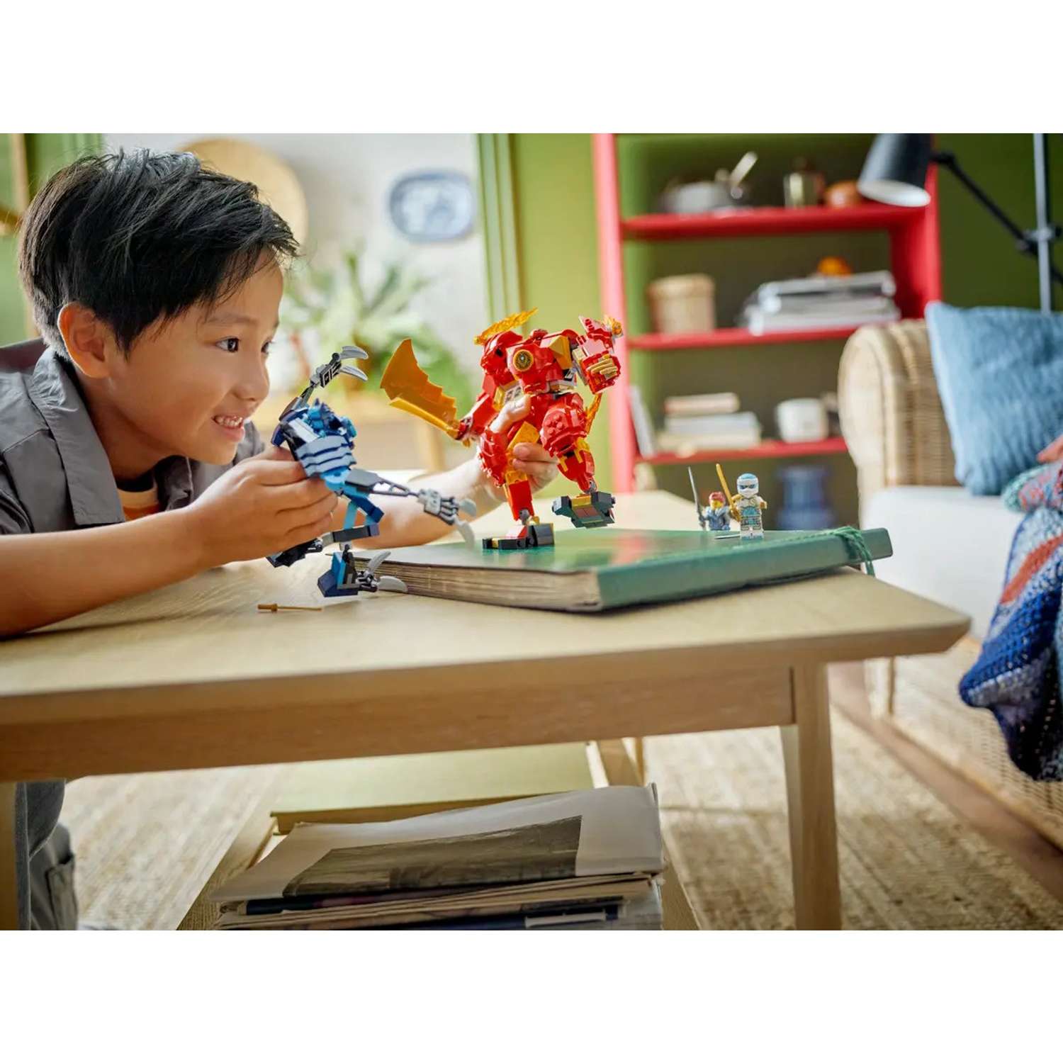 Конструктор LEGO NINJAGO Элементальный огненный меч Кая 322 дет. - фото 5