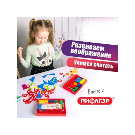 Обучающий набор Пифагор Счетный материал 132 элемента