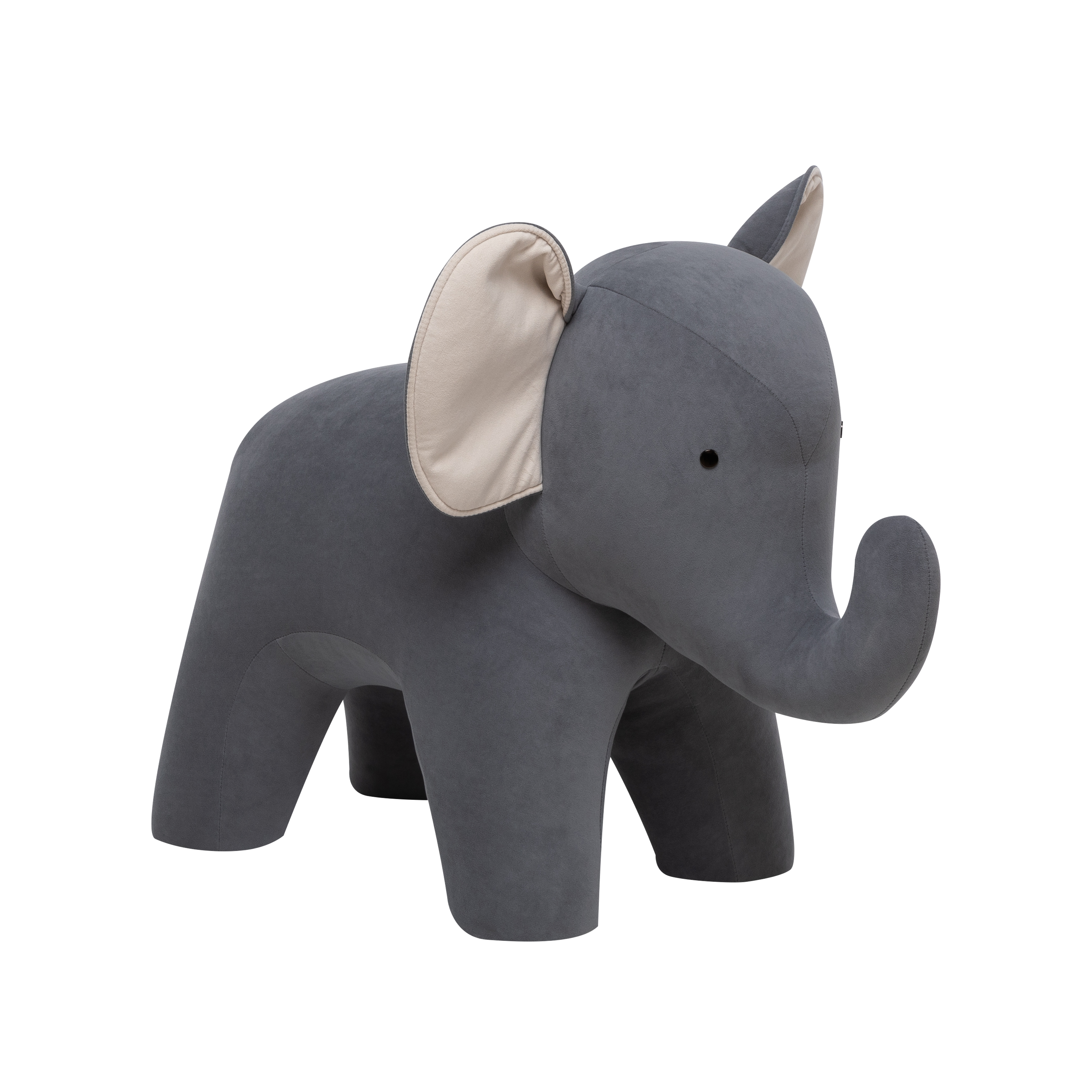 Изображение товара Пуфик Leset Elephant серый — мягкий декоративный аксессуар для дома