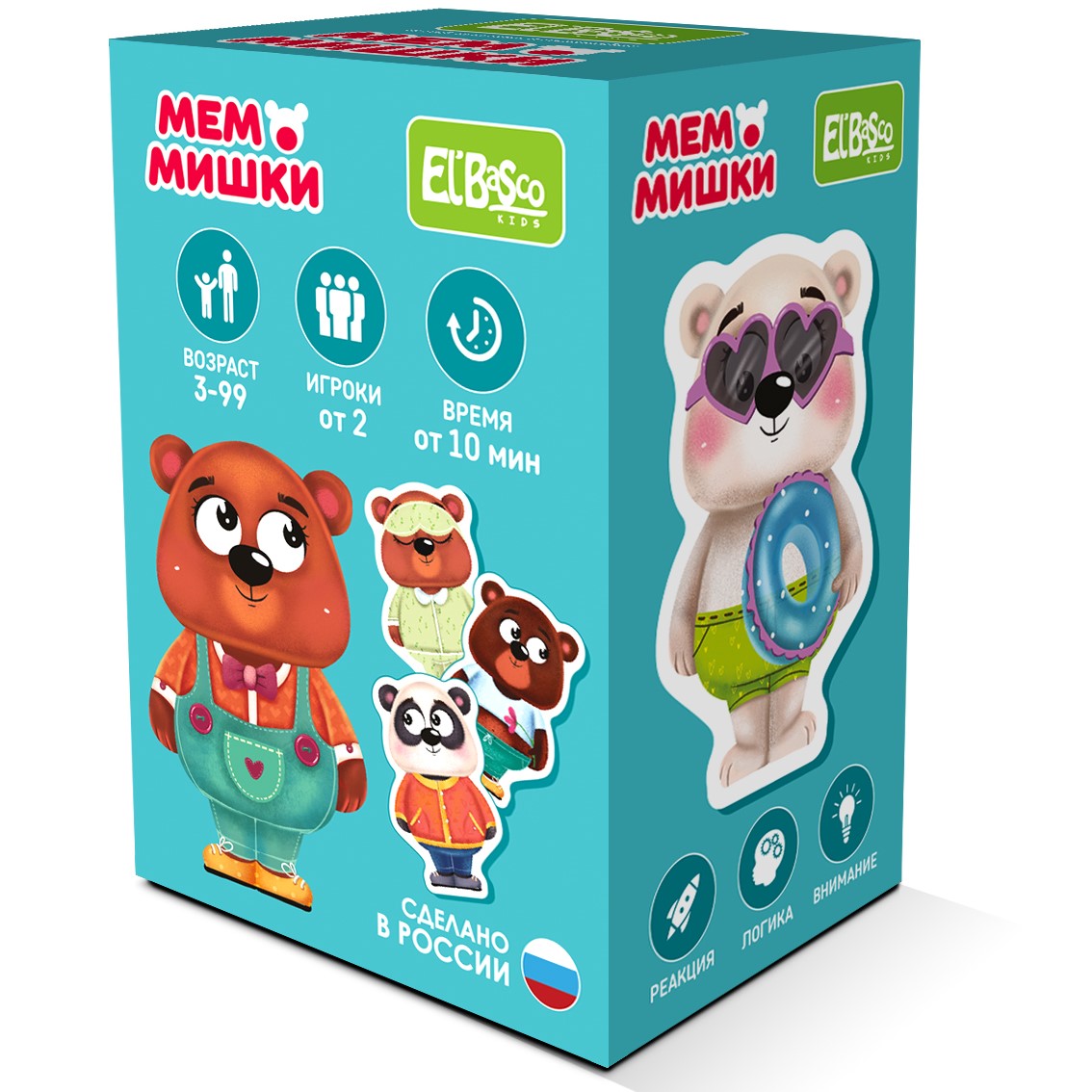 Настольная игра El BascoKids Мемо Мишки - фото 1