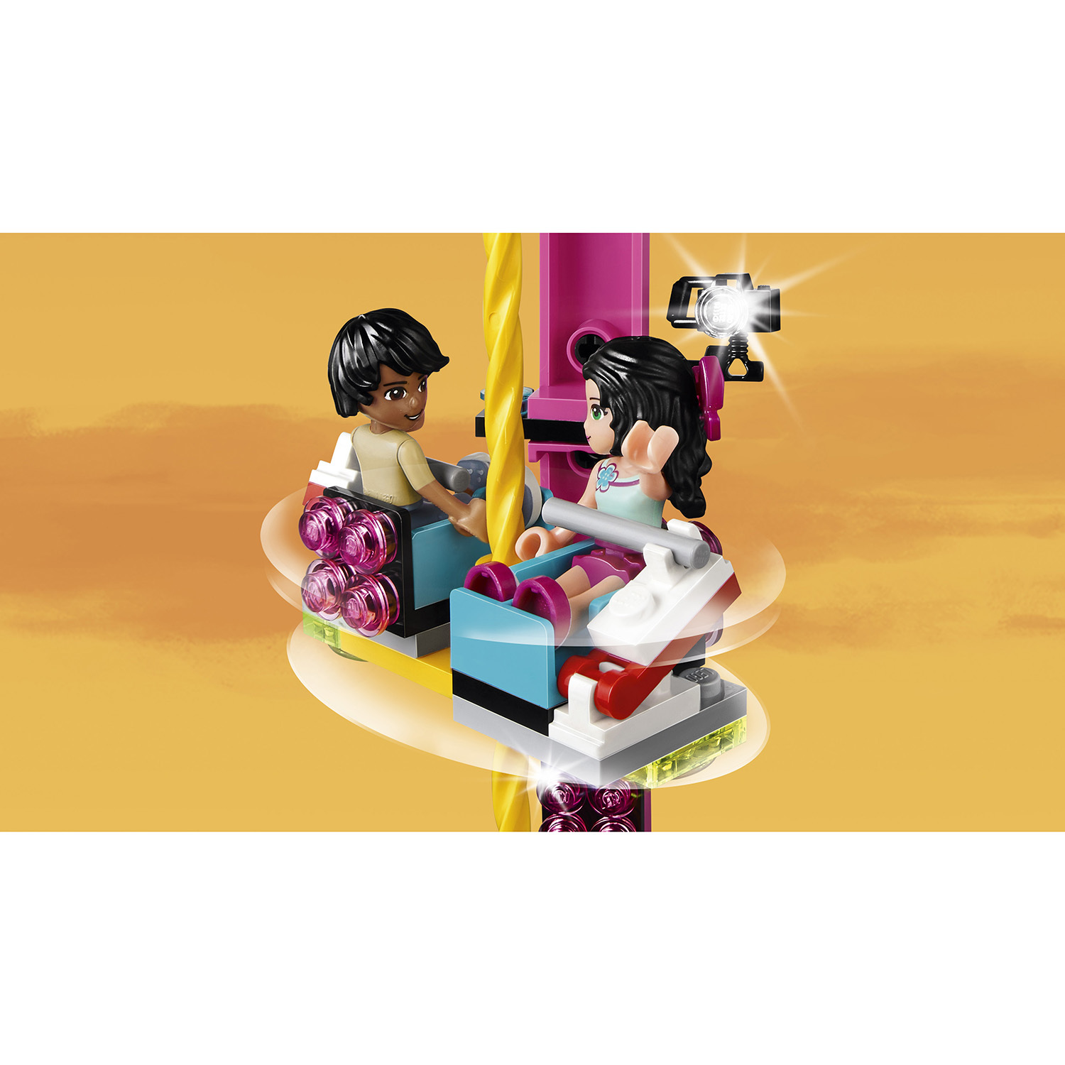 Конструктор LEGO Friends Американские горки блочный - фото 9