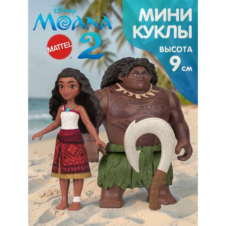 Кукла мини Disney JDD45 фигурка Моана и Мауи высота 9 см