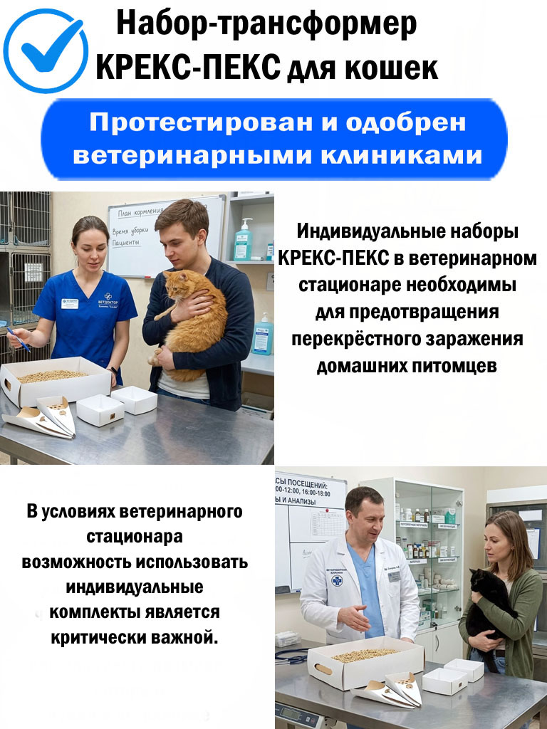 Набор-трансформер для кошек KREX-PEX Гигиенический - фото 6