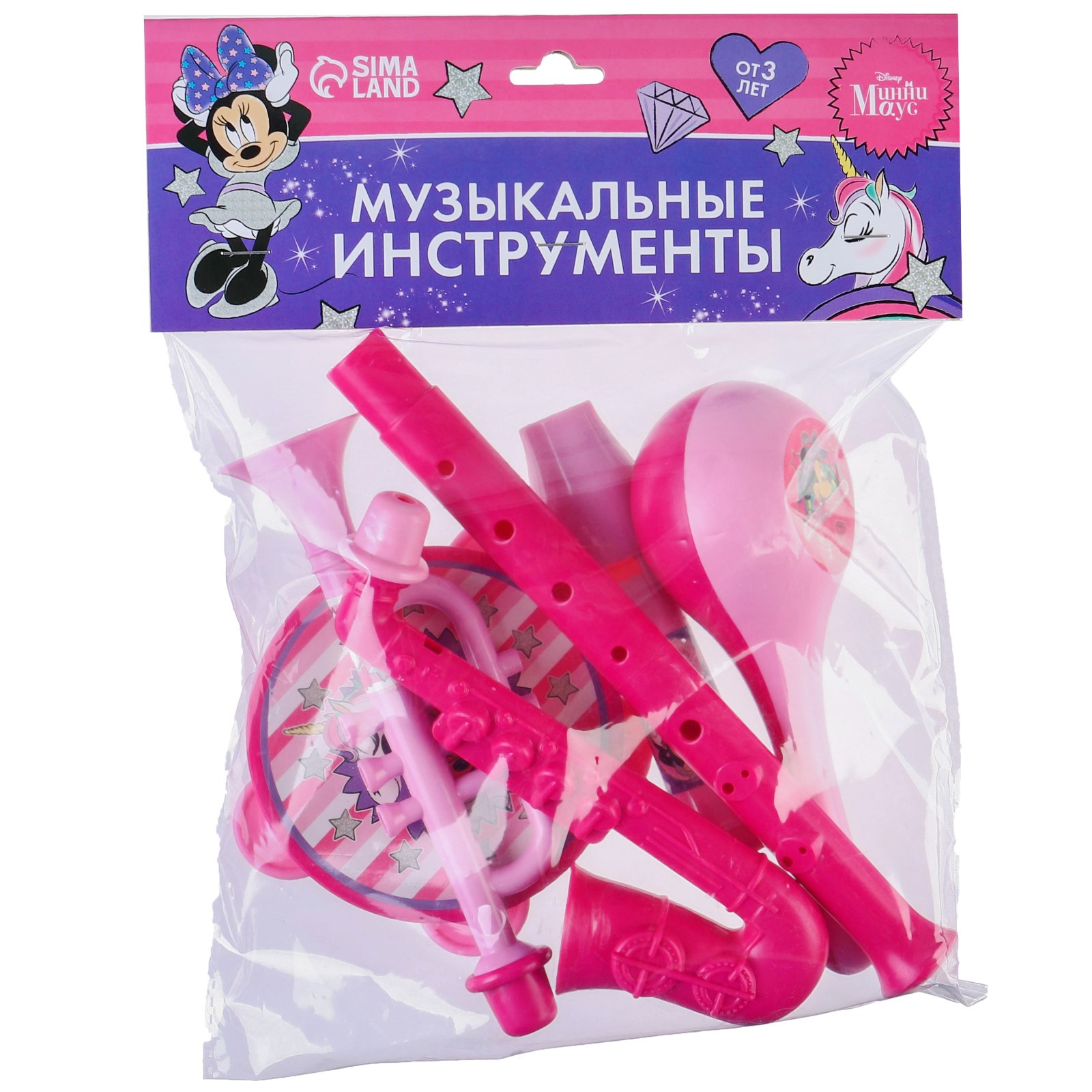 Игрушка музыкальная Disney Минни Маус труба - фото 16