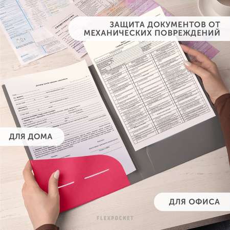 Папка с ручками Flexpocket А4