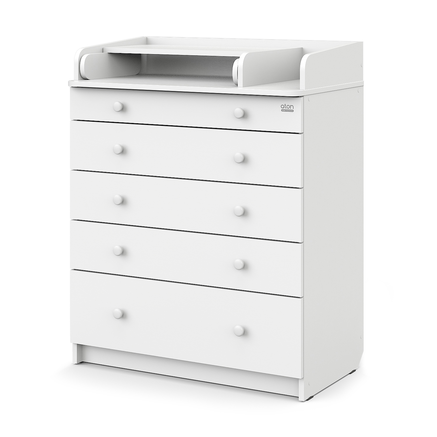 Комод пеленальный aton baby furniture Leo (белый) - фото 4