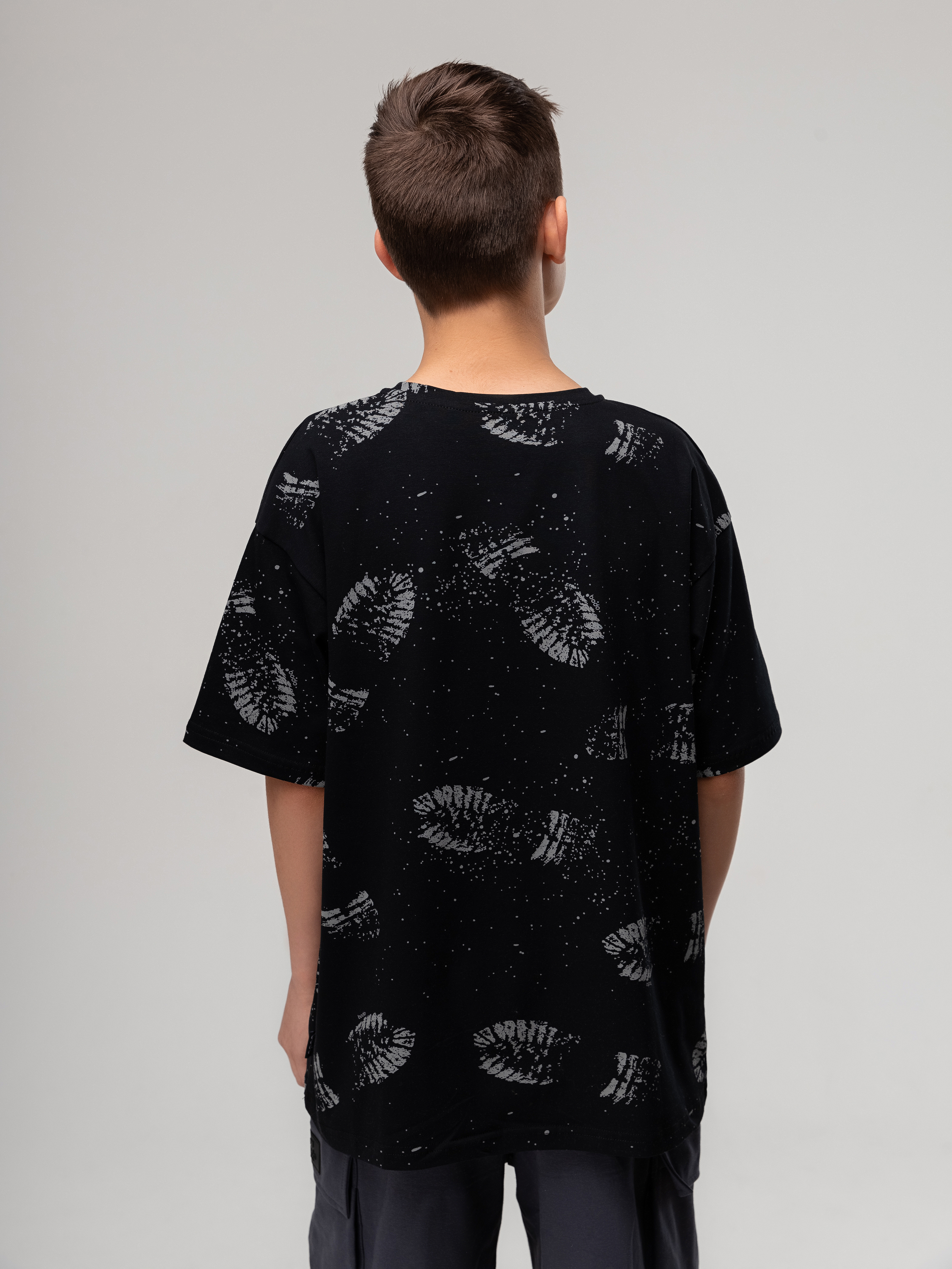 Футболка Bodo 36-99MU_черный (серый) - фото 7