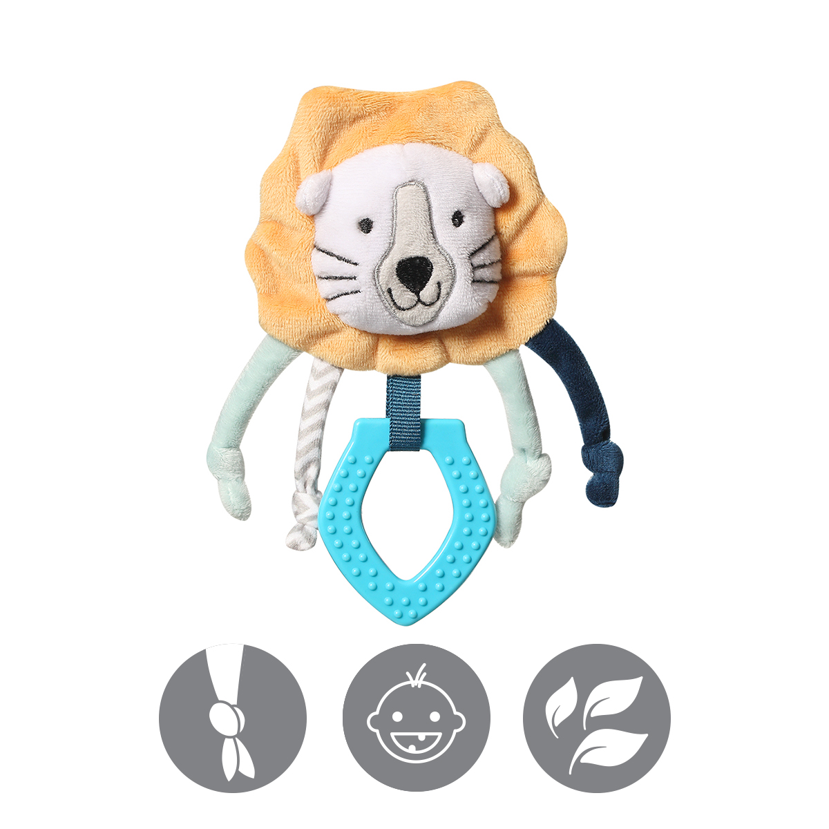 Игрушка мягкая Babyono SAFARI TRAIN 18 см - фото 19