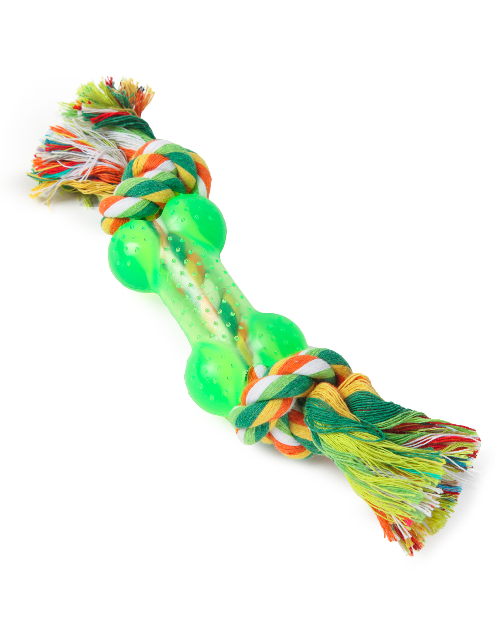 Игрушка для собак Barbaks Кость на канатике 32см - фото 4