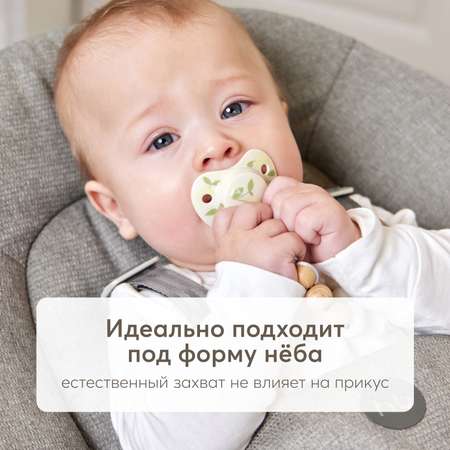Пустышка Happy Baby силикон классическая от 12 мес. 1 шт.