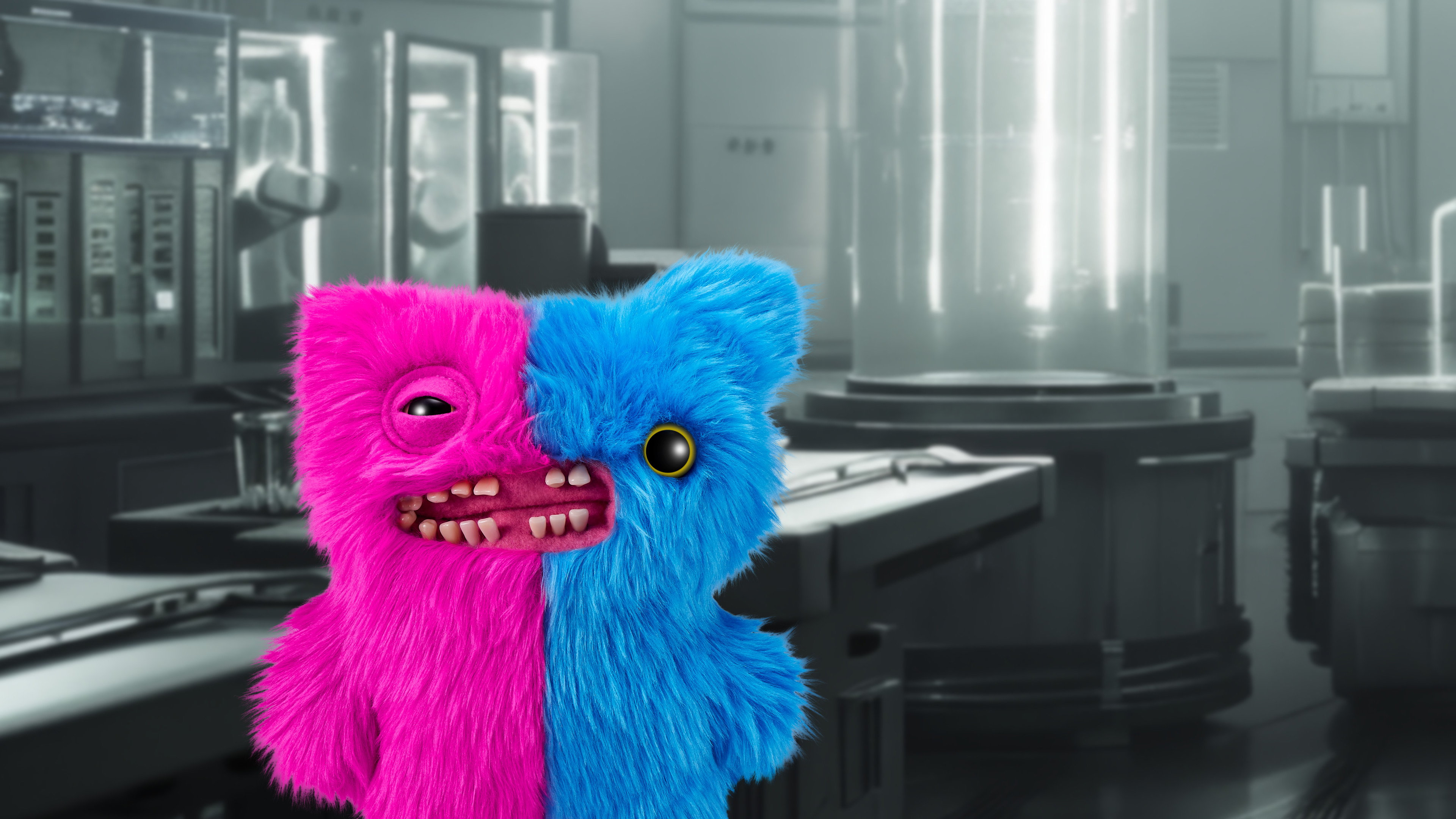 Мягкая игрушка FUGGLER розово-синий - фото 8