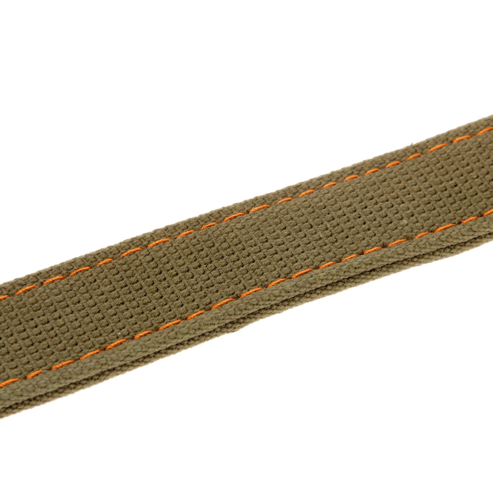 Ошейник Пижон брезентовый двухслойный 72х3.6 см хаки - фото 4