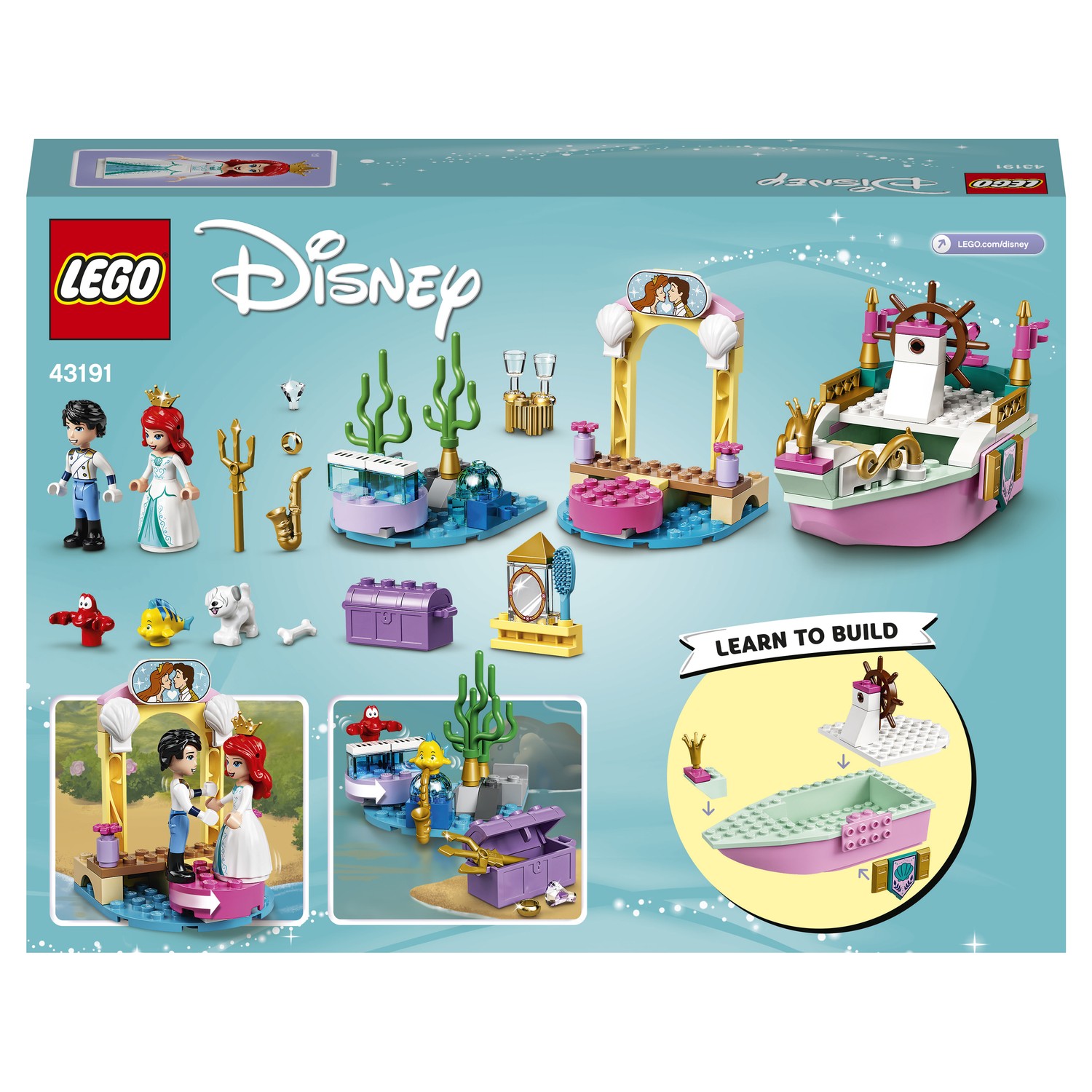 Конструктор LEGO Disney Princess Праздничный корабль Ариэль - фото 3