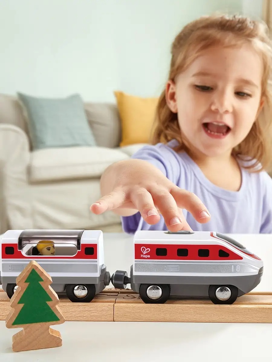 Набор железнодорожный Hape E3774_HP - фото 1