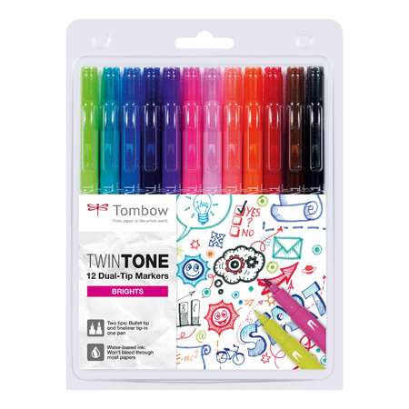 Фломастеры Tombow 12 цв.