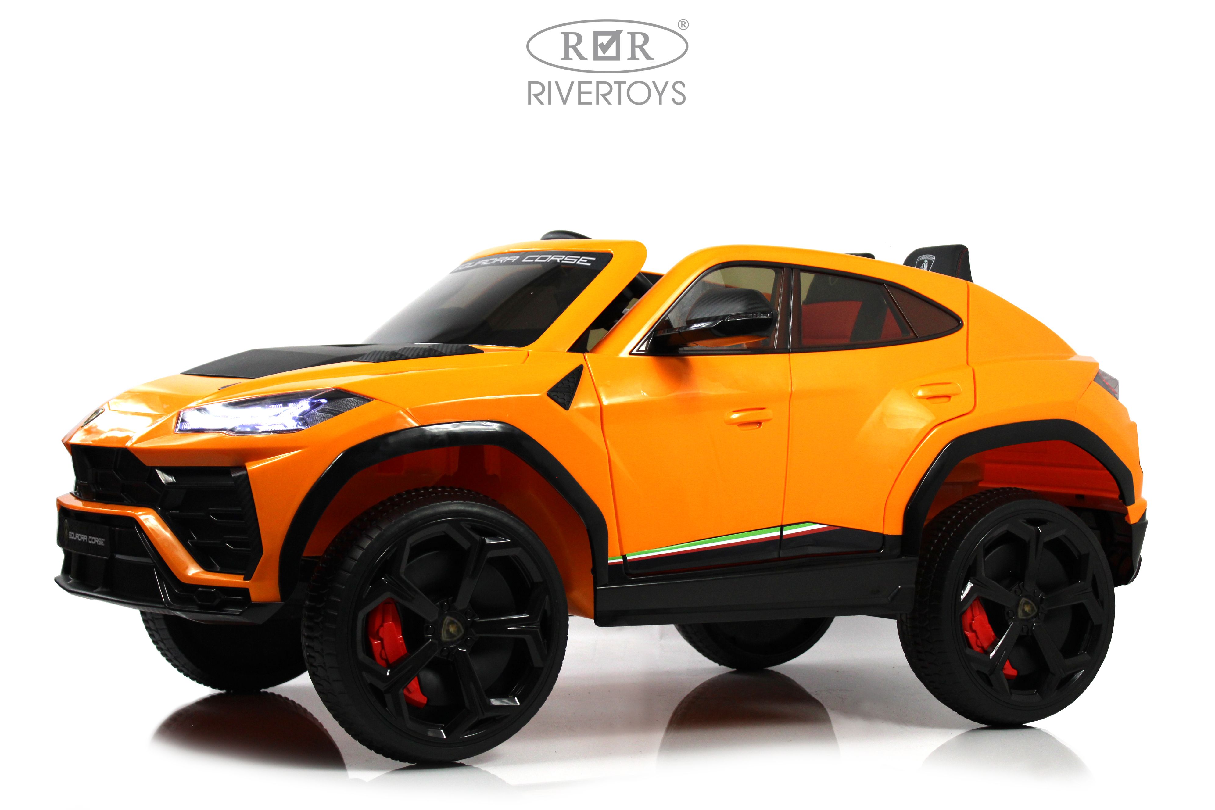 Электромобиль RIVERTOYS E777EE-ORANGE С пультом ДУ - фото 17