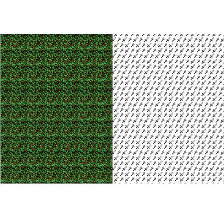 Книга развивабщая с цветной бумагой Цветная бумага c узорами Minecraft
