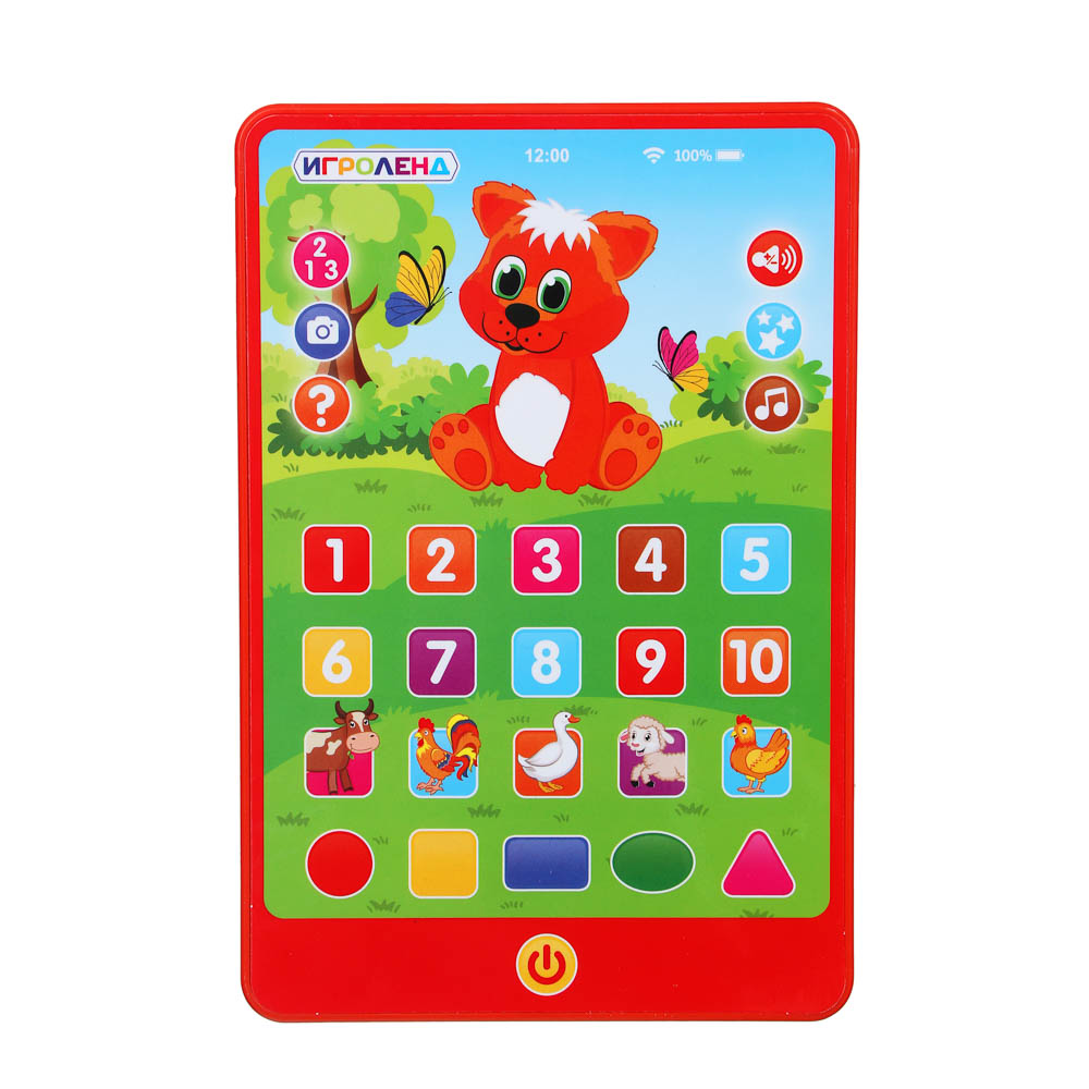 Игрушка Игроленд планшет Рыжий котик - фото 7