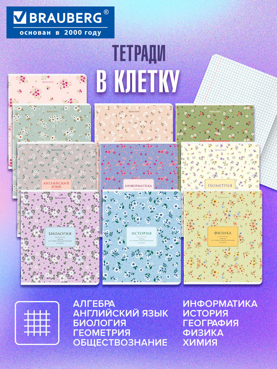 Тетрадь Brauberg 48 лист. 12 шт. - фото 3