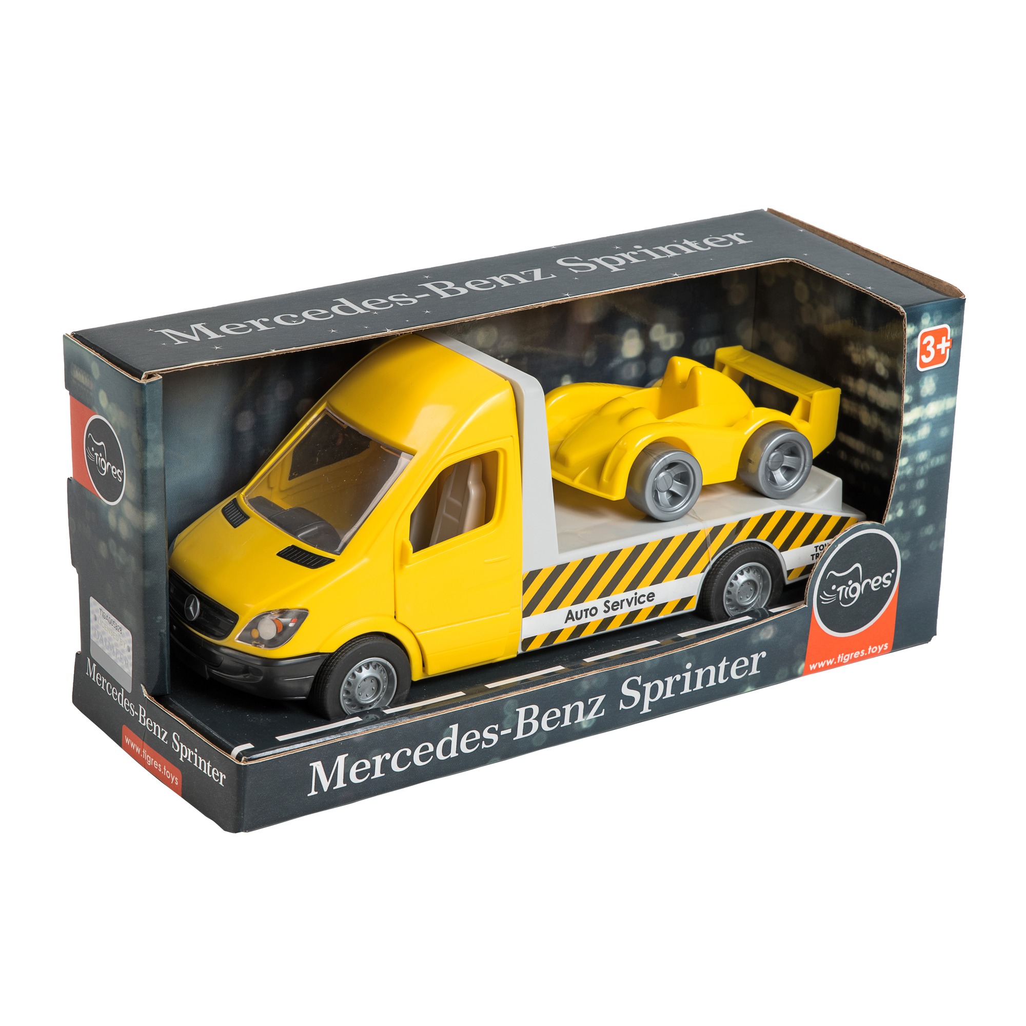 Эвакуатор TIGRES Mercedes Sprinter 1:24 39663 - фото 2