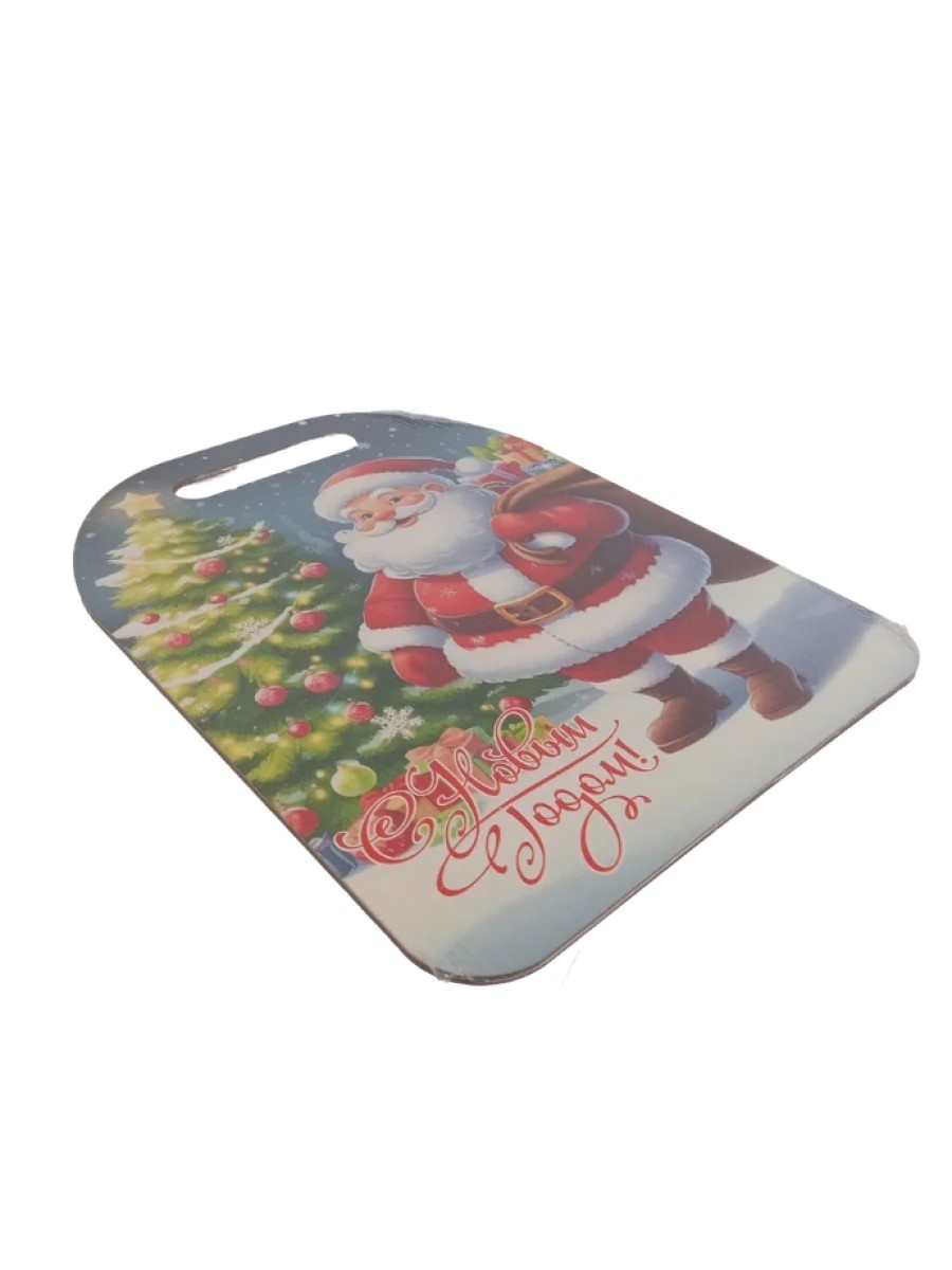 Доска сувенирная Задира разделочная новогодняя Дед Мороз - фото 3
