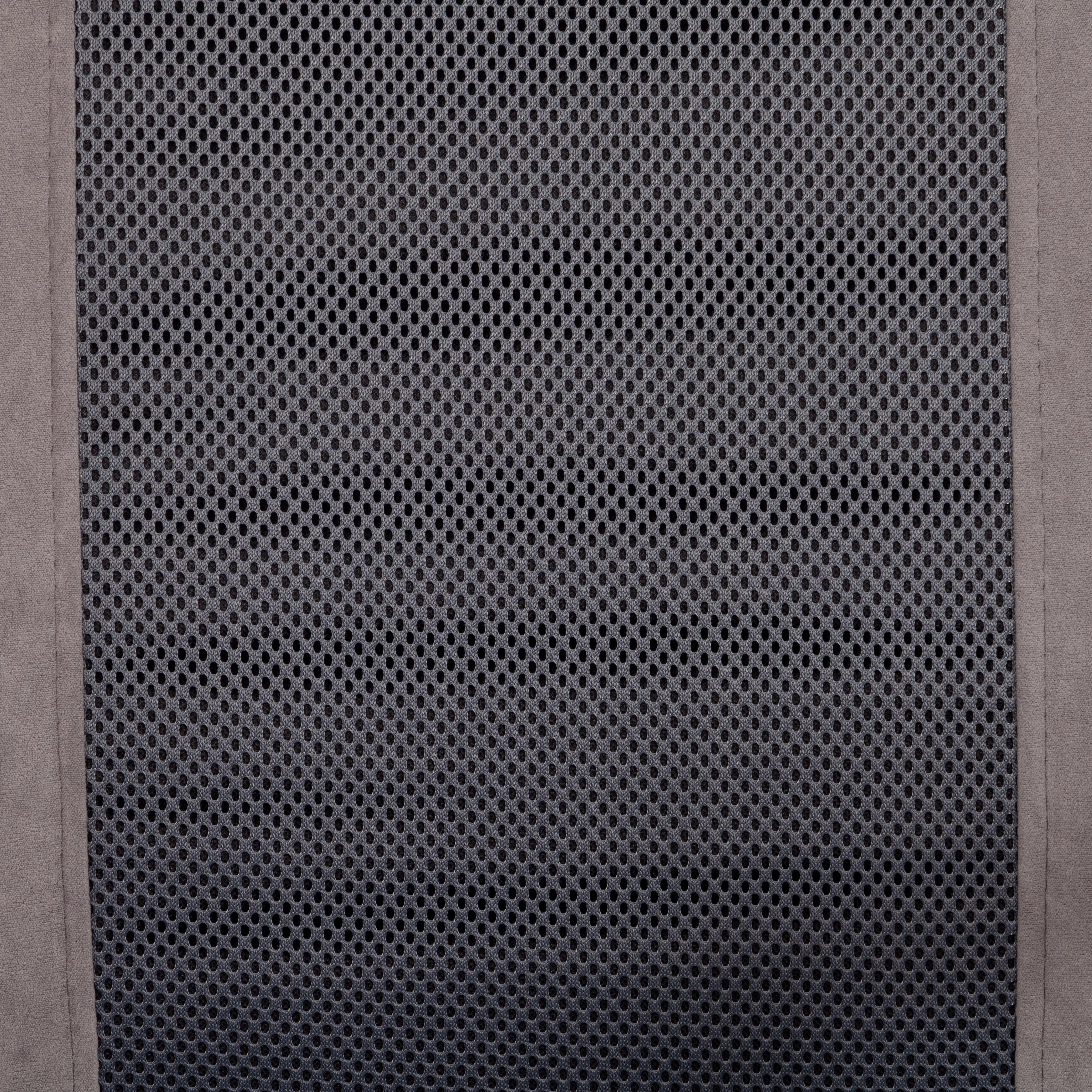 Компьютерное кресло TETCHAIR флок ткань серый - фото 14