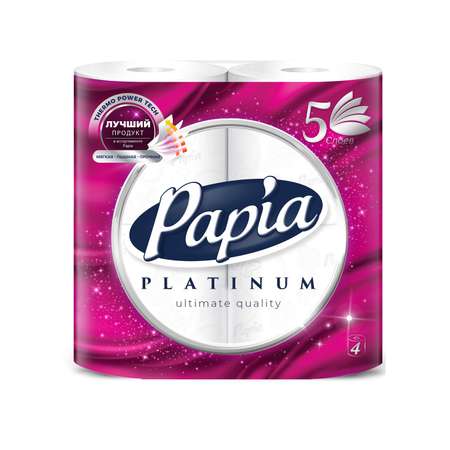 Туалетная бумага Papia 4 шт.