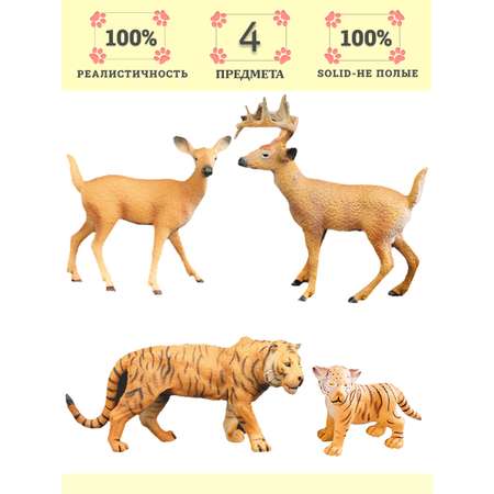 Игровой набор Masai Mara Семья тигров