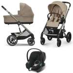 Коляска 3в1 Cybex Balios S Lux TPE бежевый