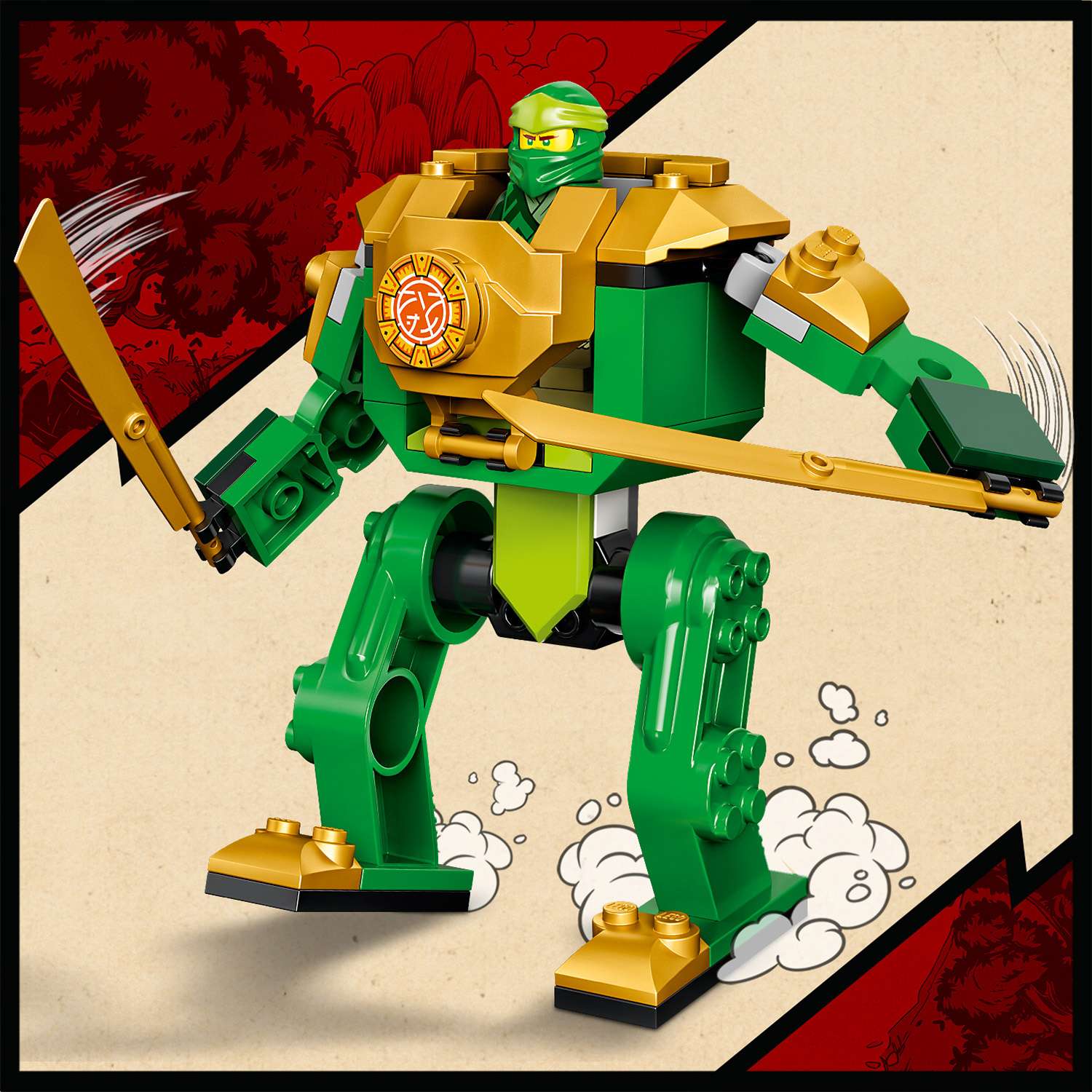 Конструктор LEGO NINJAGO Робот ниндзя Ллойда блочный - фото 5