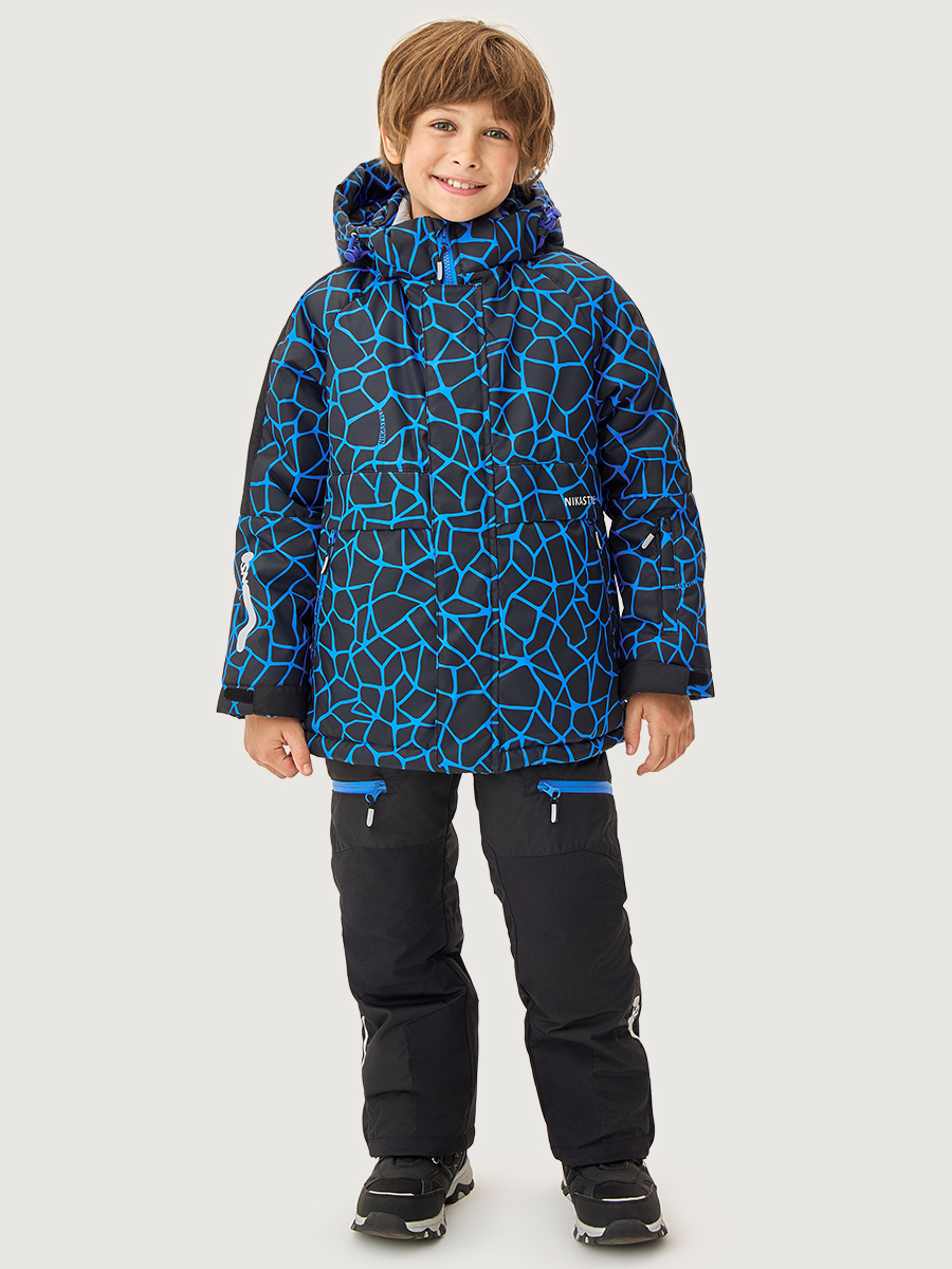 Костюм NIKASTYLE 7з2925 электрик/черный - фото 1