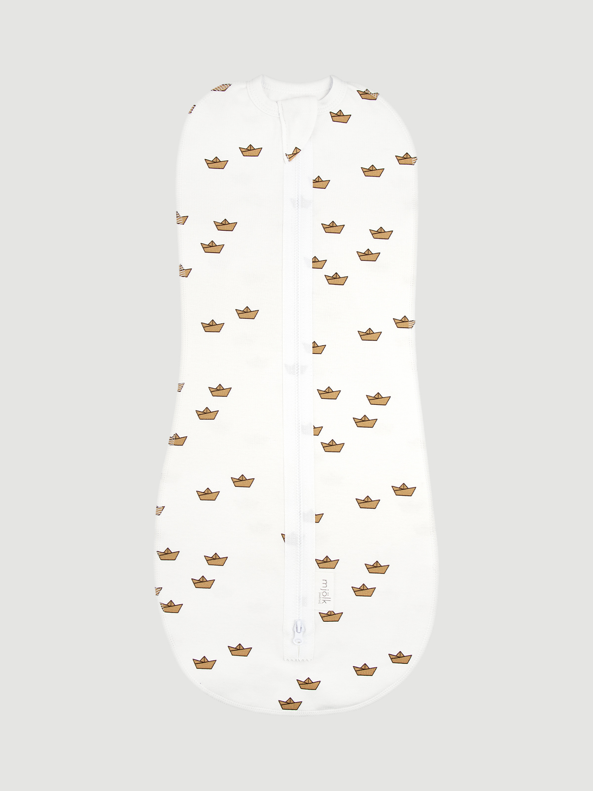 Конверт пеленальный (кокон) Mjolk коричневый - фото 2