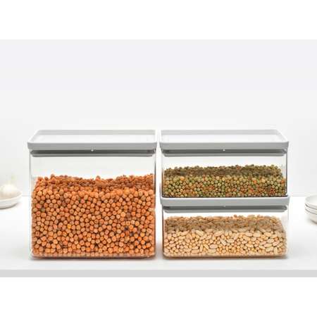 Набор модульных контейнеров Brabantia Tasty+ 3шт светло-серый 230806