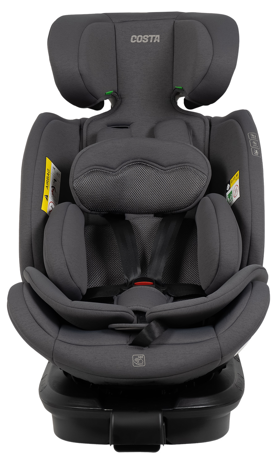 Автокресло Costa YB108А Isofix 0+/1/2/3 (0-36 кг) серый - фото 12