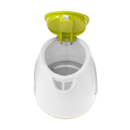 Чайник Energy электрический E-234 пластик 1 л 1100 Вт бело-зелёный