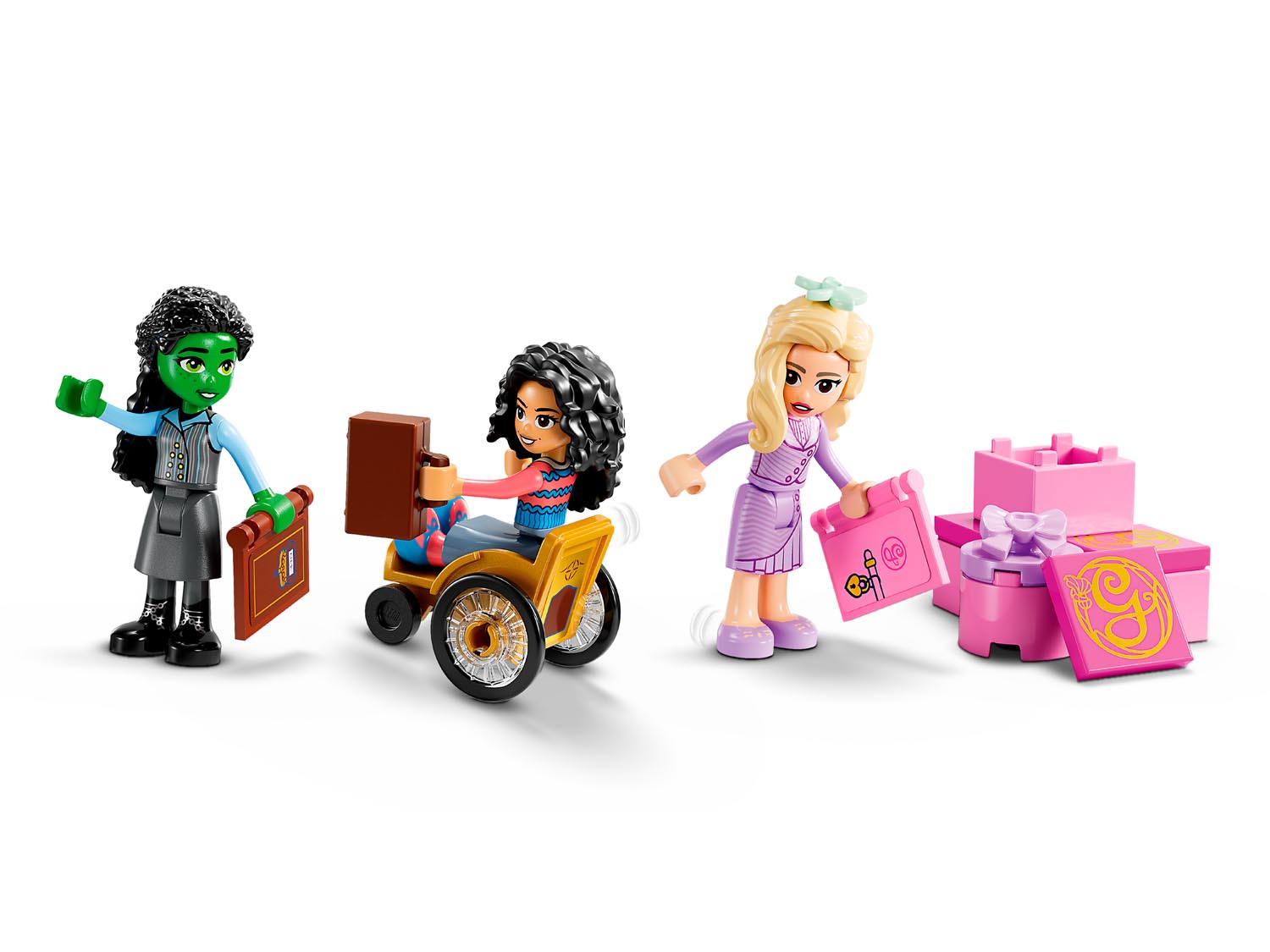 Конструктор LEGO Disney Princess Глинда Эльфаба и Несса Роуз блочный - фото 4