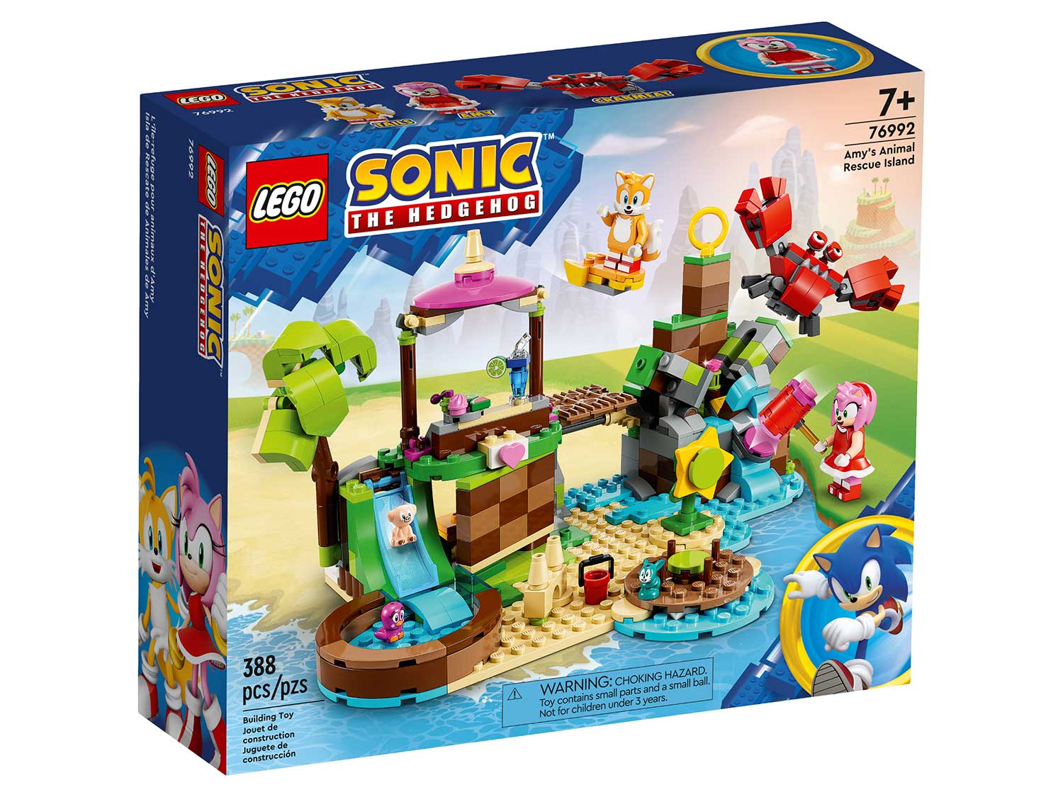 Конструктор LEGO Sonic the Hedgehog Остров спасения животных Эми блочный - фото 1