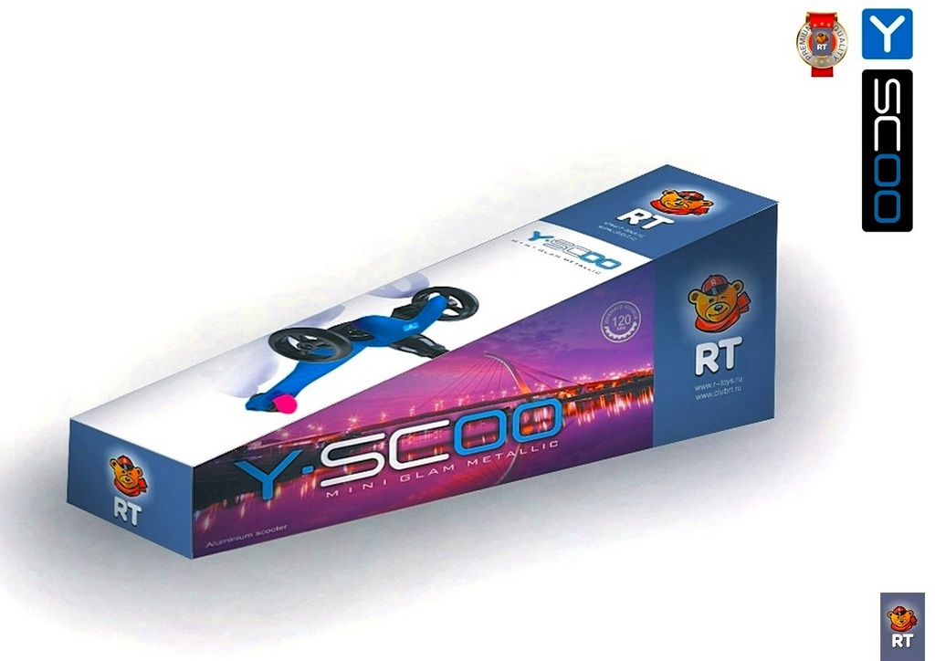 Самокат Y-Scoo трехколесный - фото 10