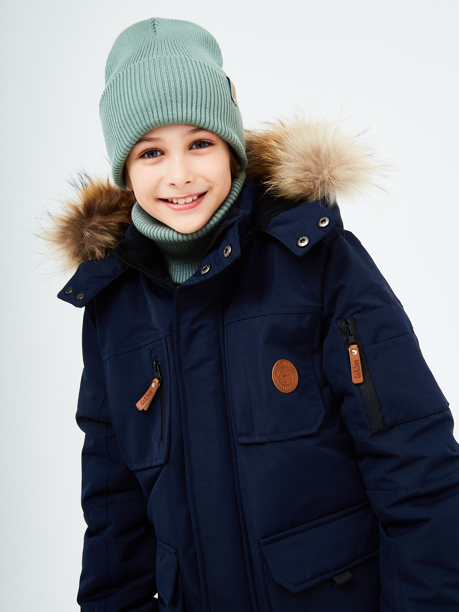 Шапка и снуд KUBRIO KU-H-52-lopata-oliveB - фото 10