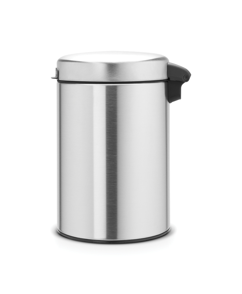 Бак мусорный Brabantia NewIcon настенный стальной матовый 3л 115561 - фото 2