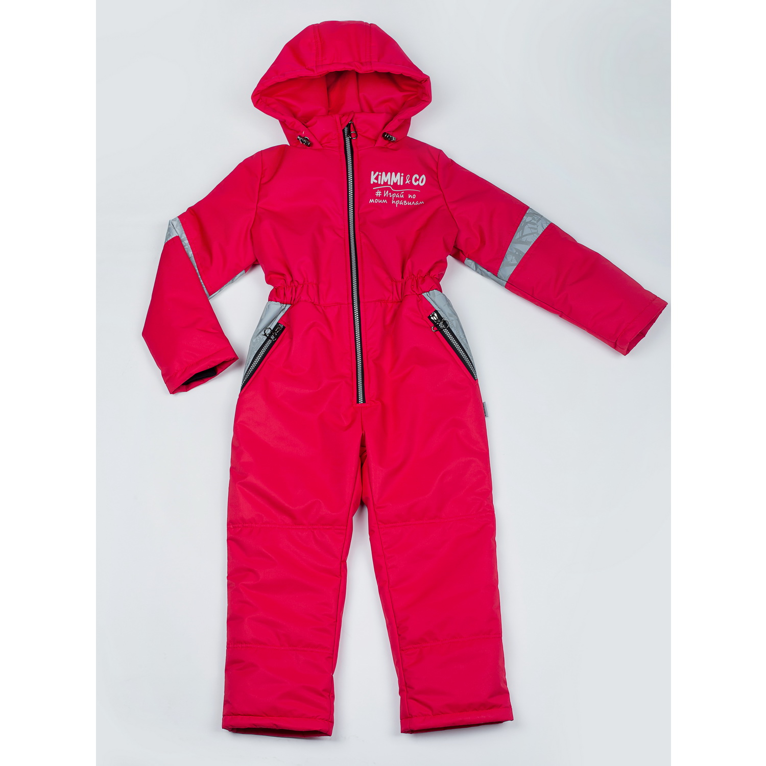 Комбинезон KiMMi co К-150830-041 красный - фото 13