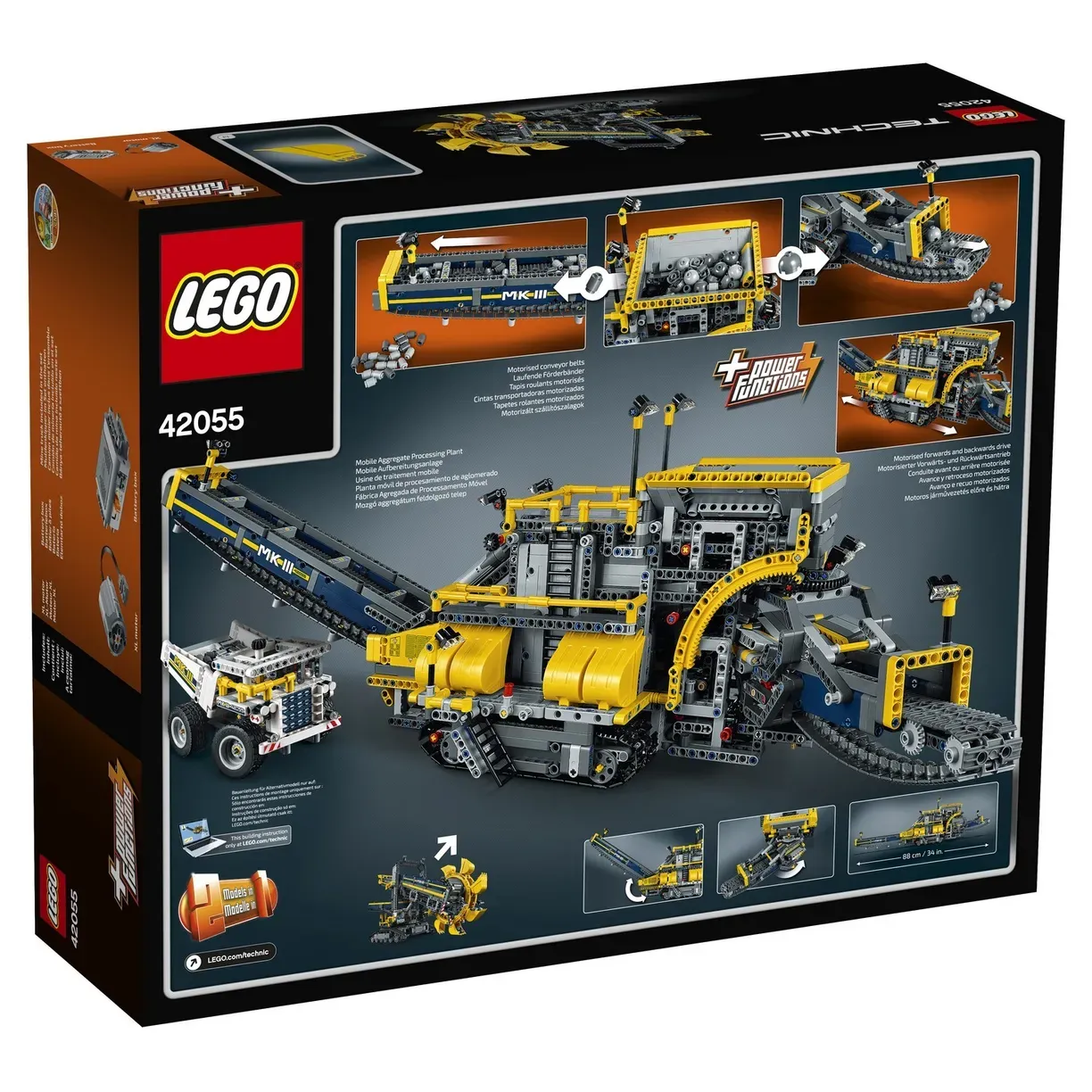 Конструктор LEGO Technic 42055 3927 дет. - фото 3