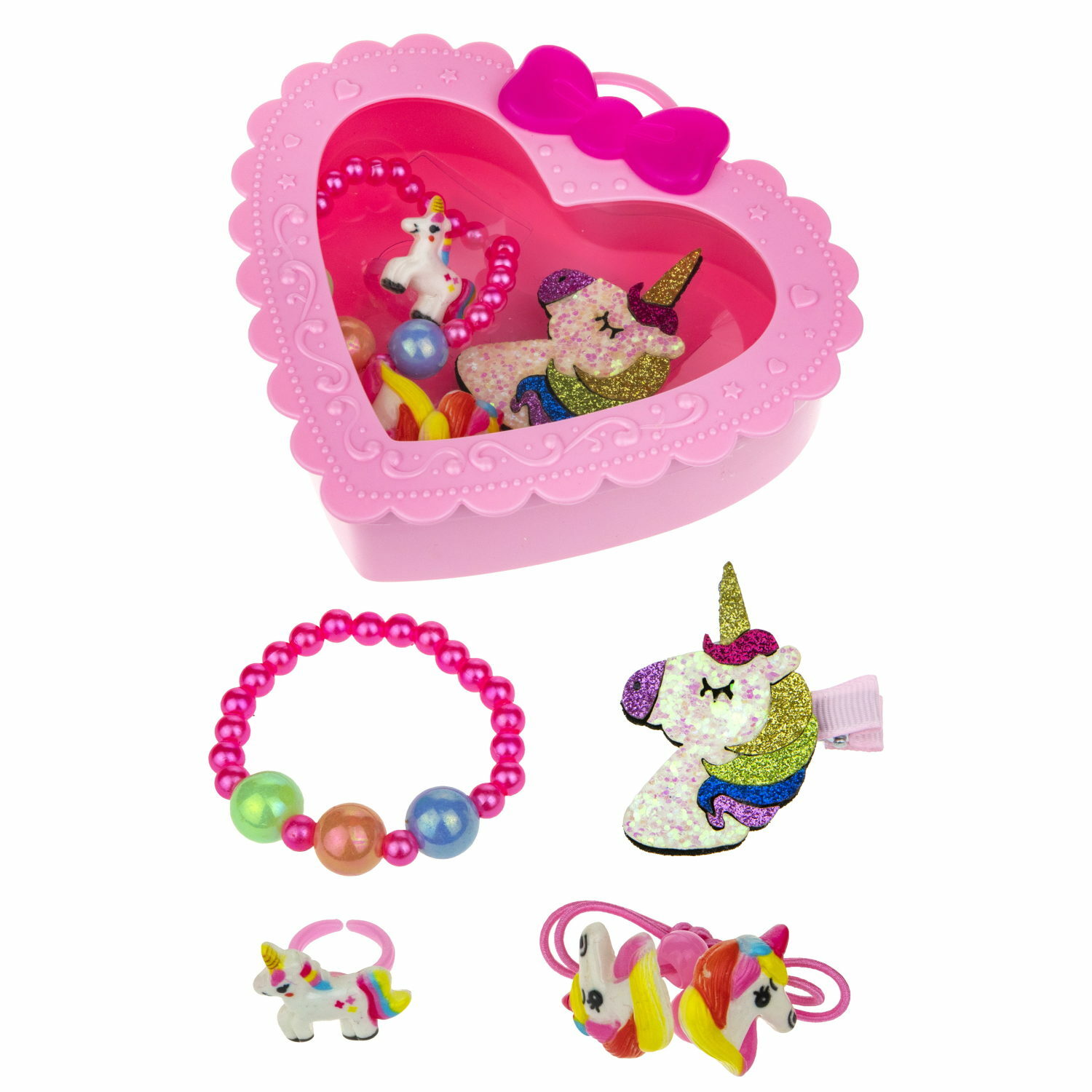 Набор бижутерии 1TOY Sweet heart Bijou единорог Т21039-1 - фото 1