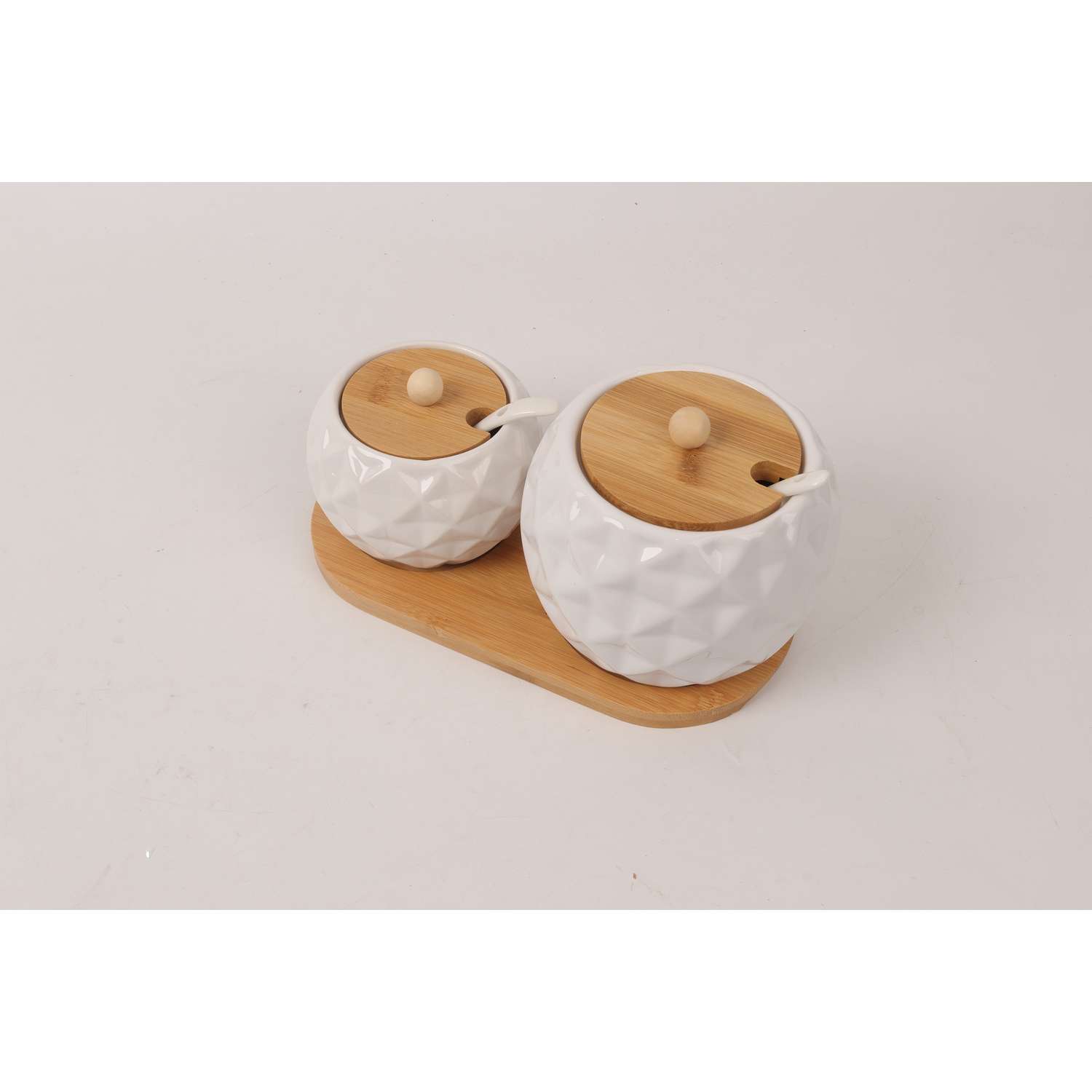 Набор керамических баночек ё для специй 2шт - фото 4