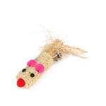 Игрушка для кошек Barbaks Мышка кукурузная из натуральных материалов 13*3см