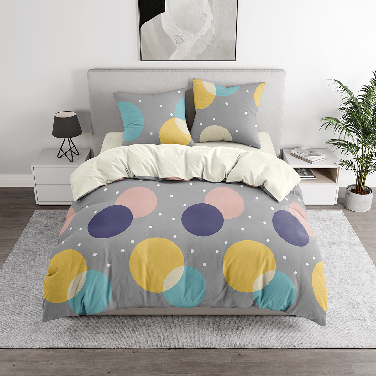 Комплект постельного белья BRAVO Поллита двуспальный 4 предм. - фото 14